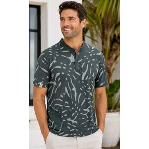 NWT Mantra Men's Catalyst Monstera Performance Golf Polo Luxury M Shirt
